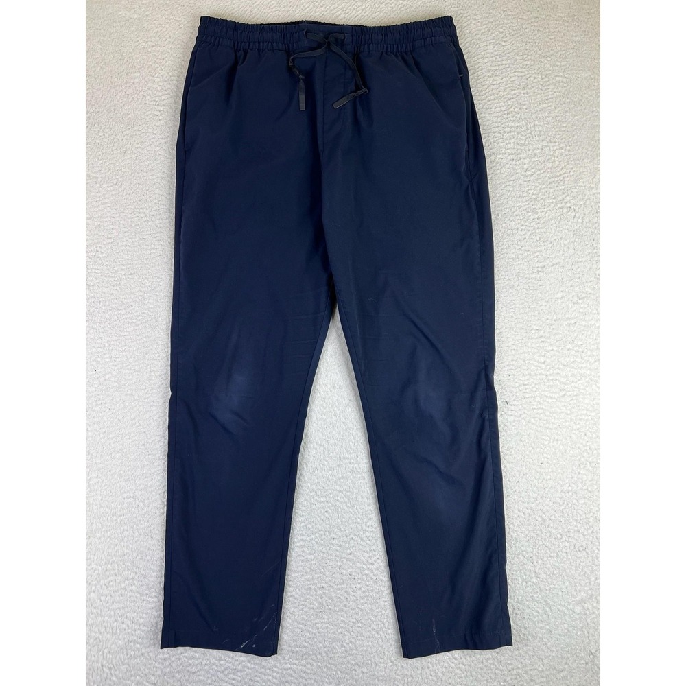 Hill City Jogger Pants Mens XL Navy Blue Easy Tech Elastic Waist Lightweight